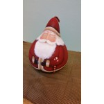 Zucca dipinta a mano HO HO HO Gourd