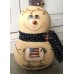 Zucca dipinta Simply Snowman con pecora