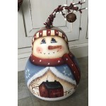 Zucca dipinta Sweet Snowman